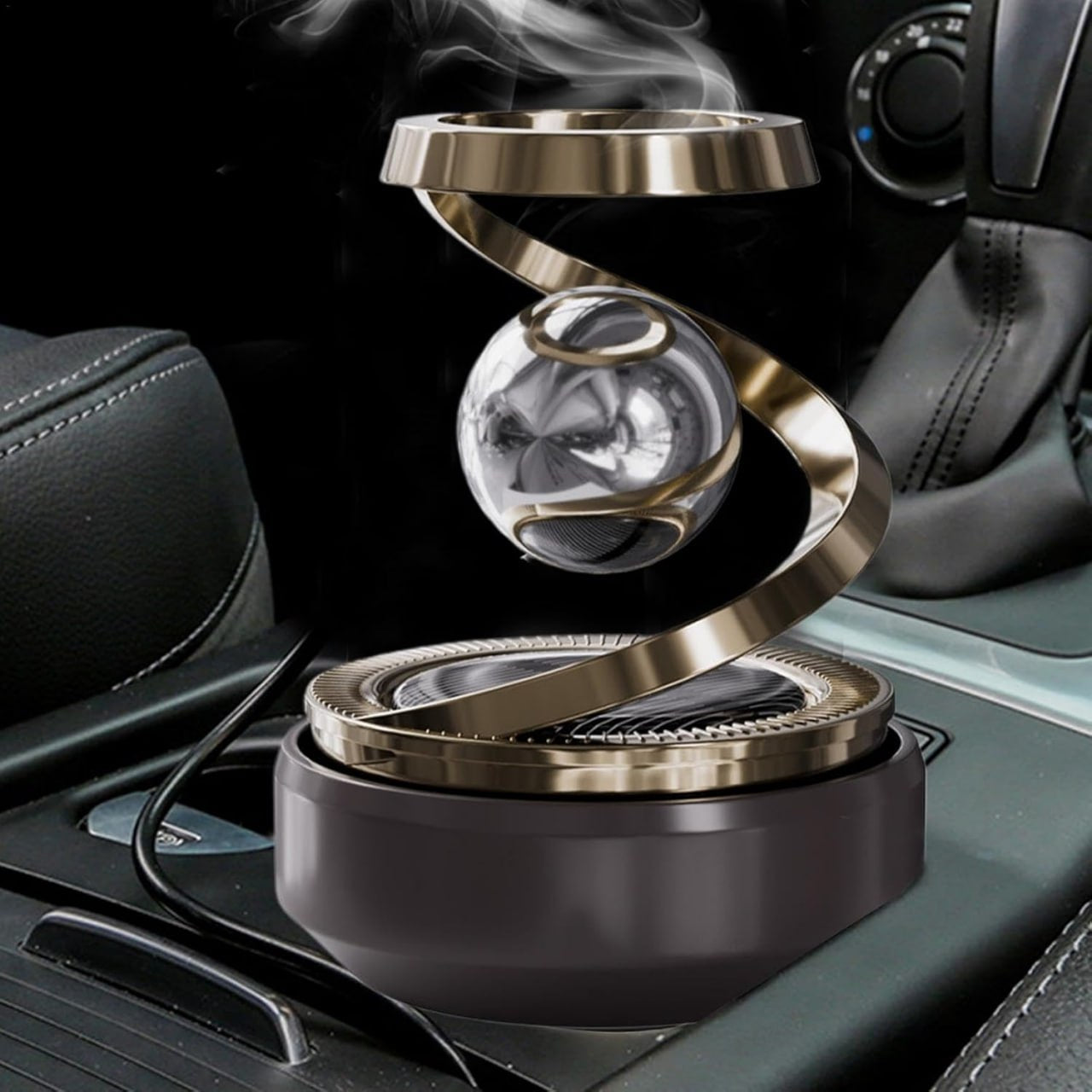Solar Rotating Car Air Freshener