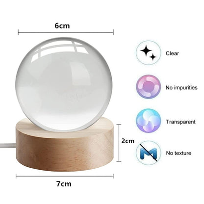Maa Laxmi Goddess Laxmi 3D Crystal Ball Lamp