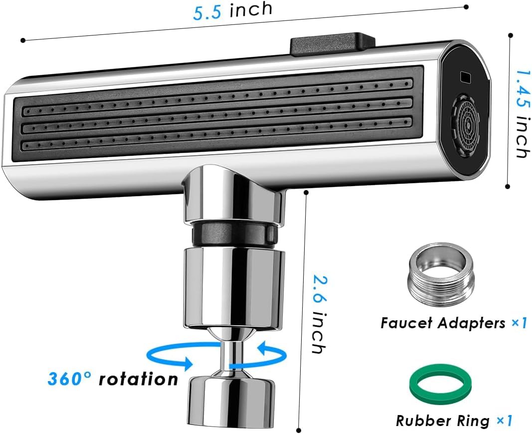 3 in 1 Waterfall Kitchen Faucet