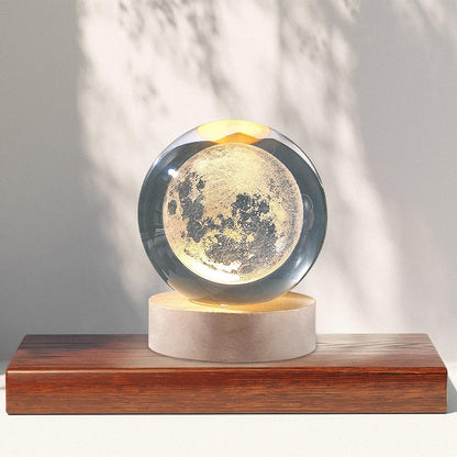 Maa Laxmi Goddess Laxmi 3D Crystal Ball Lamp