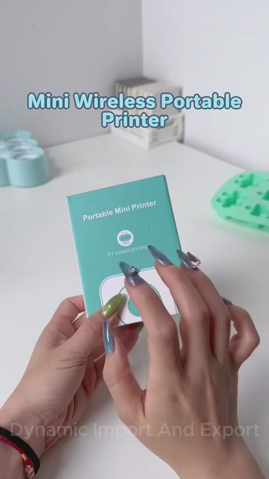 Rechargeable Mini Printer with Bluetooth