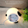 Cute Panda Night Light – Rechargeable LED Lamp with 7 Color Changing Modes, Soft Silicone Baby Nursery Light for Kids, Toddlers, and Travel – Safe & Portable Bedside Decor