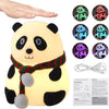 Cute Panda Night Light – Rechargeable LED Lamp with 7 Color Changing Modes, Soft Silicone Baby Nursery Light for Kids, Toddlers, and Travel – Safe & Portable Bedside Decor